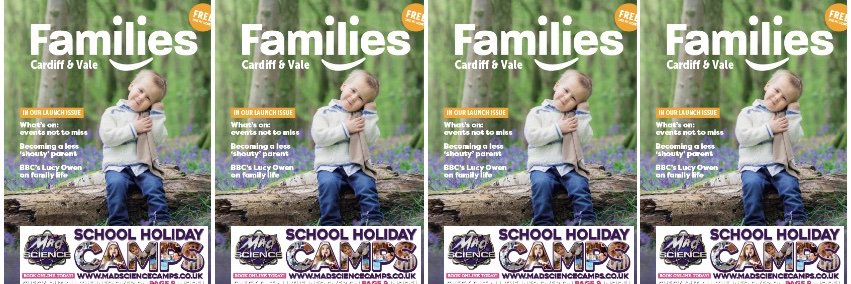 Families Cardiff & Vale Magazine banner
