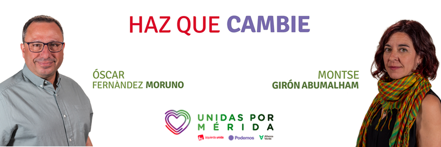 Unidas por Mérida (IU - Podemos) banner