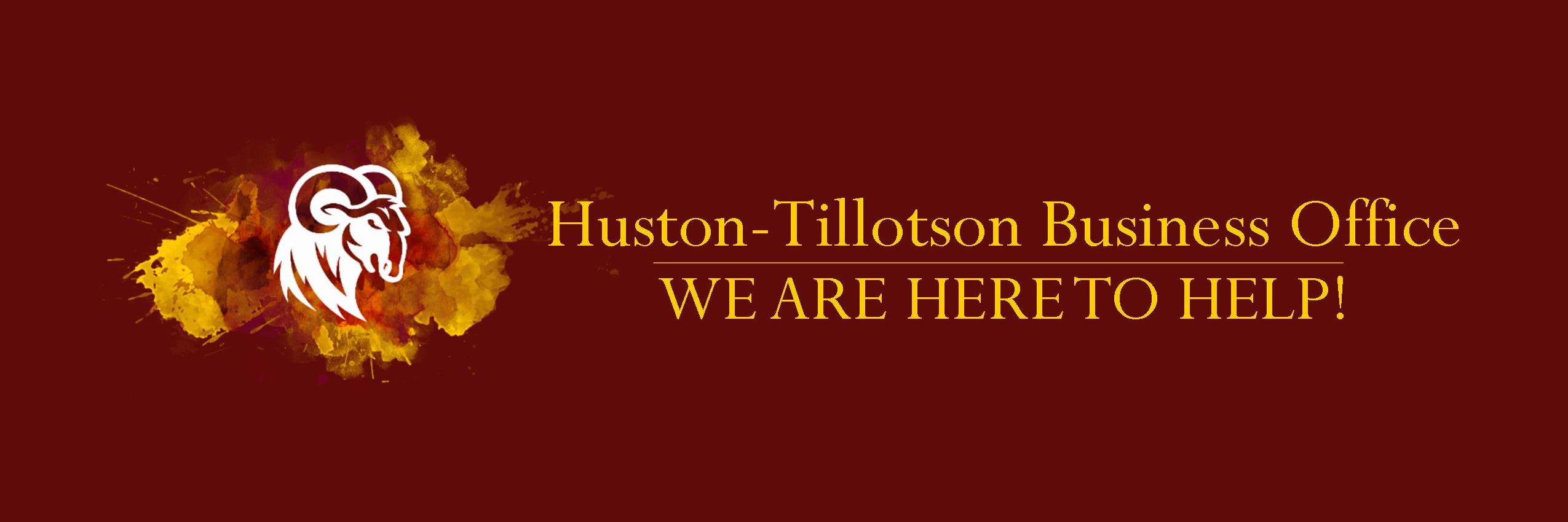Huston-Tillotson Business Office banner