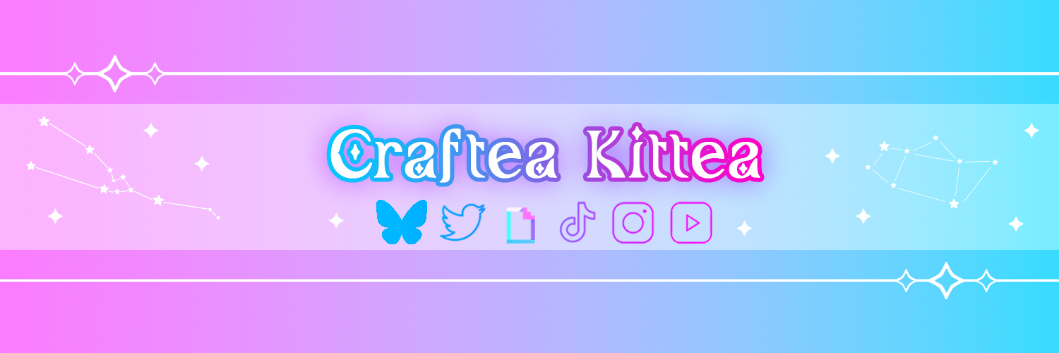CrafteaKittea's profile banner image