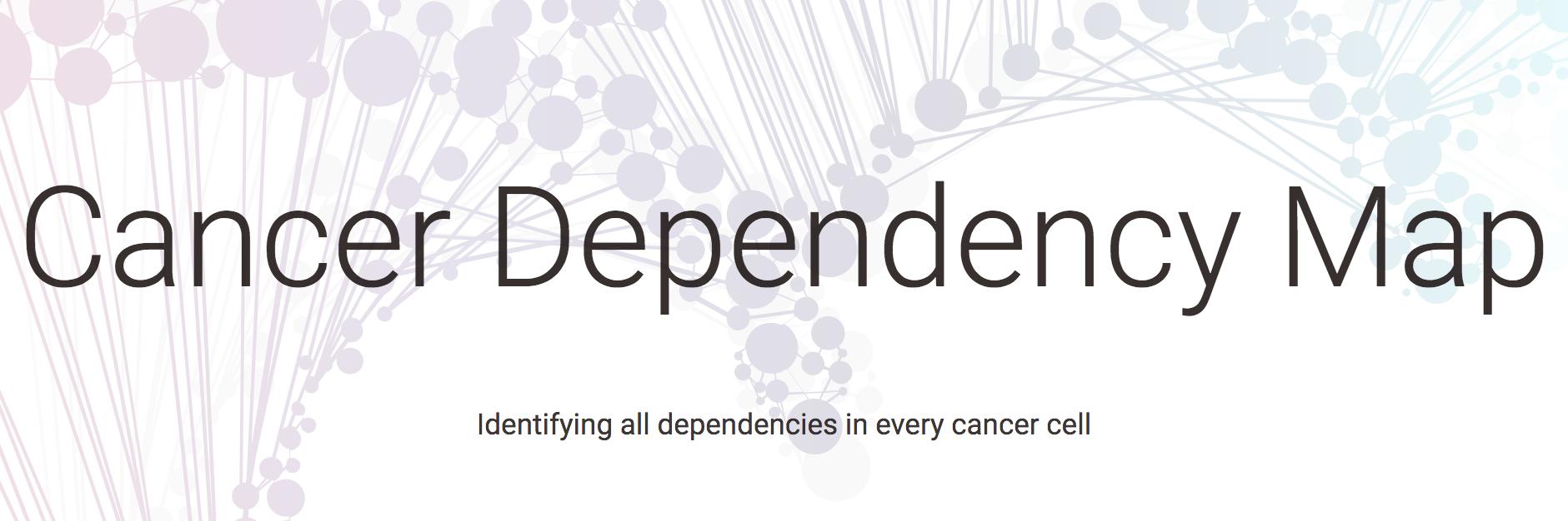 Cancer Dependency Map Sanger banner