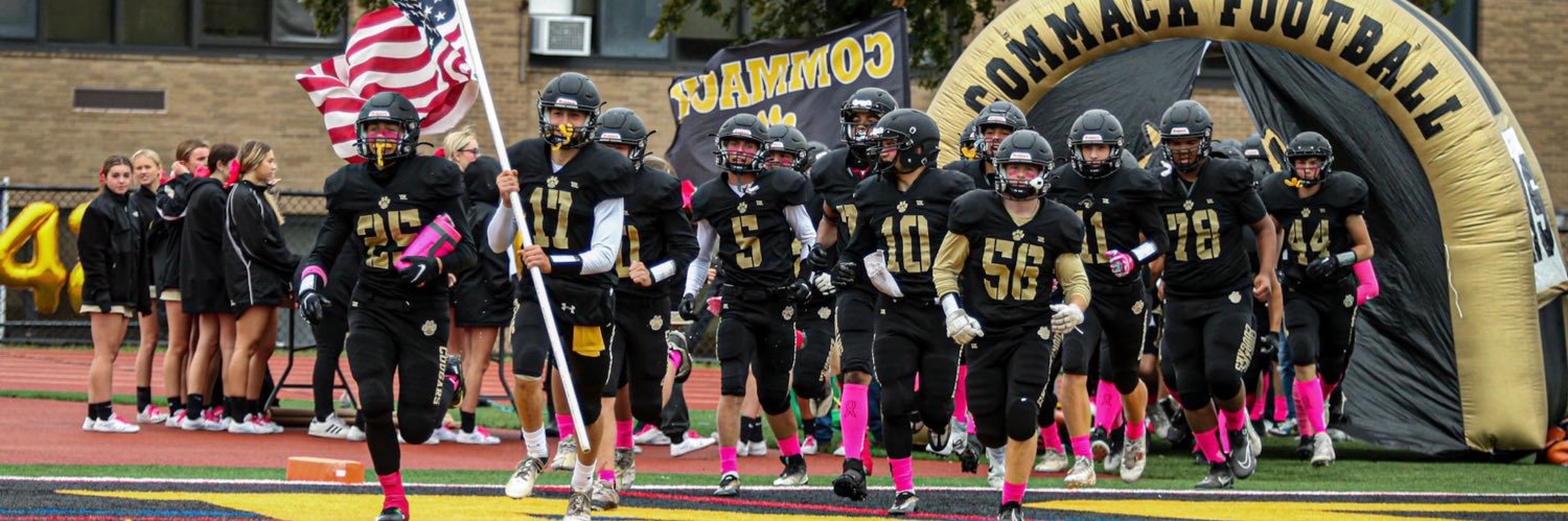 Commack Football banner