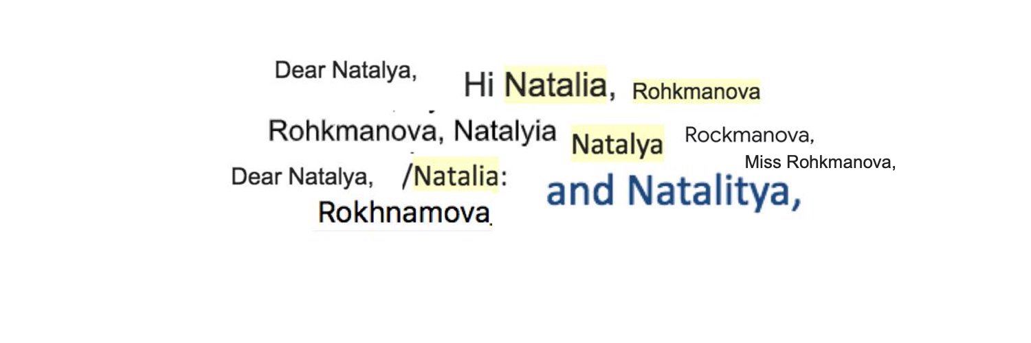 Nataliya Rokhmanova banner