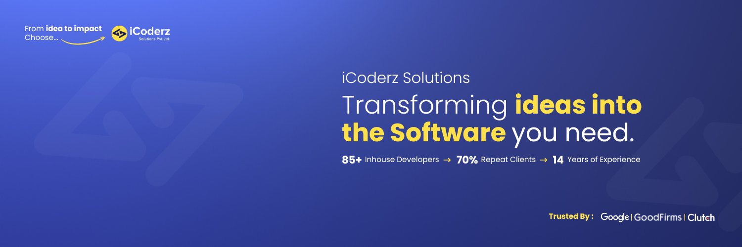 iCoderz Solutions Pvt. Ltd. banner