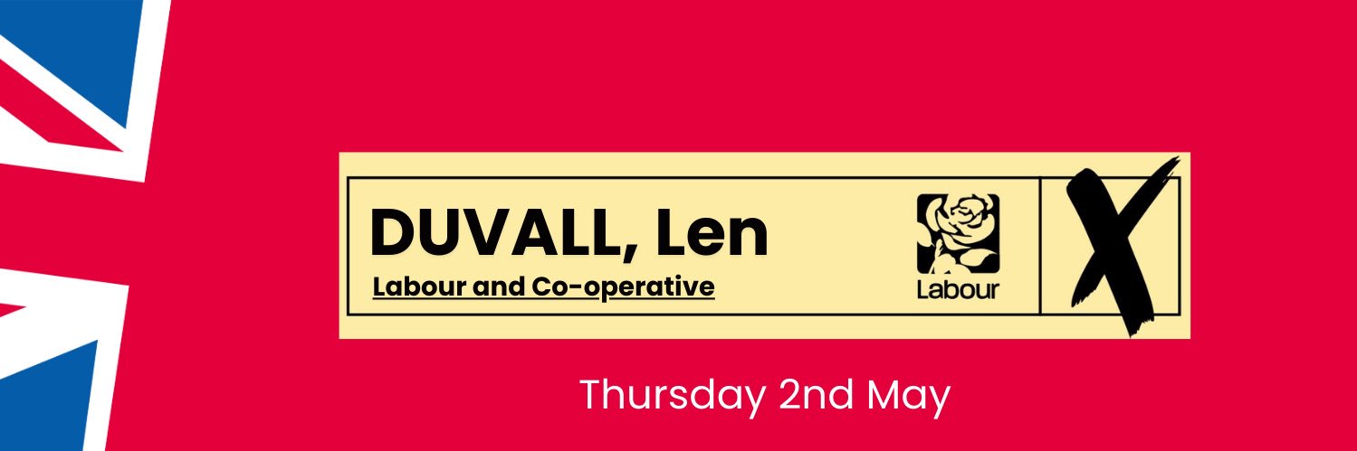 Len Duvall AM's banner