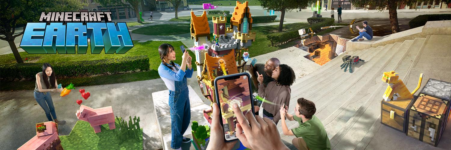 Minecraft Earth banner