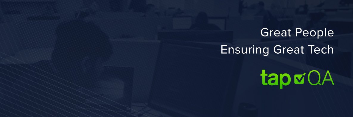 tapQA's profile banner image