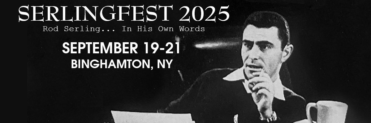 Rod Serling Memorial Foundation's banner