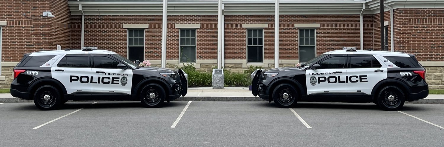 Hudson Ma Police banner