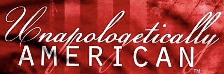 American For America's banner