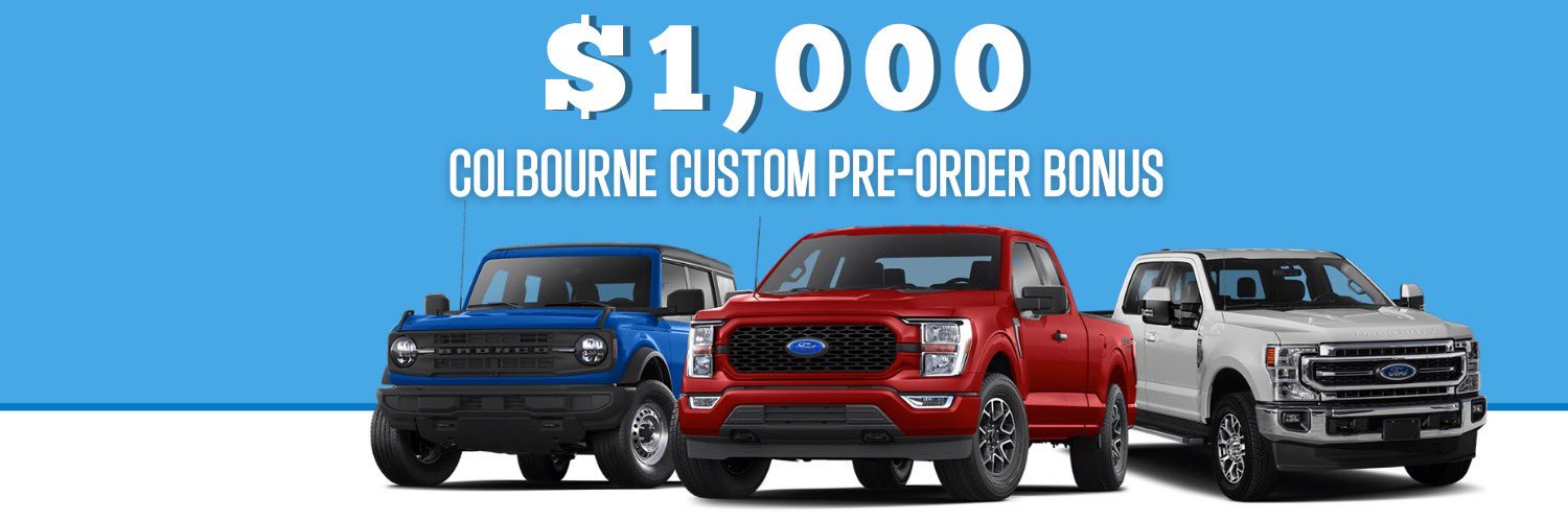 Colbourne Ford banner