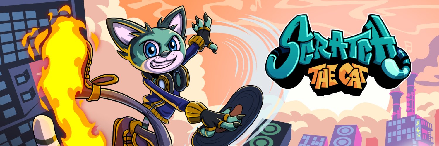 FlatPonies -🐱Wishlist Scratch The Cat Now! banner