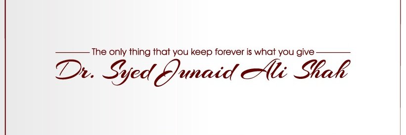Dr. Syed Junaid Ali Shah banner