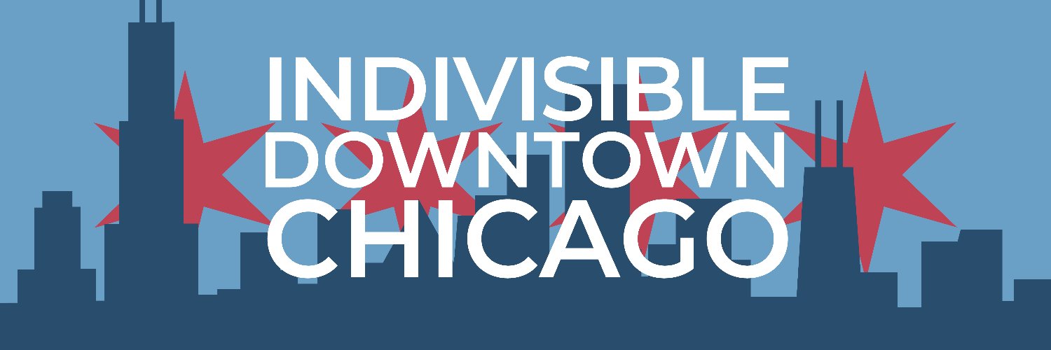 Indivisible Downtown Chicago banner