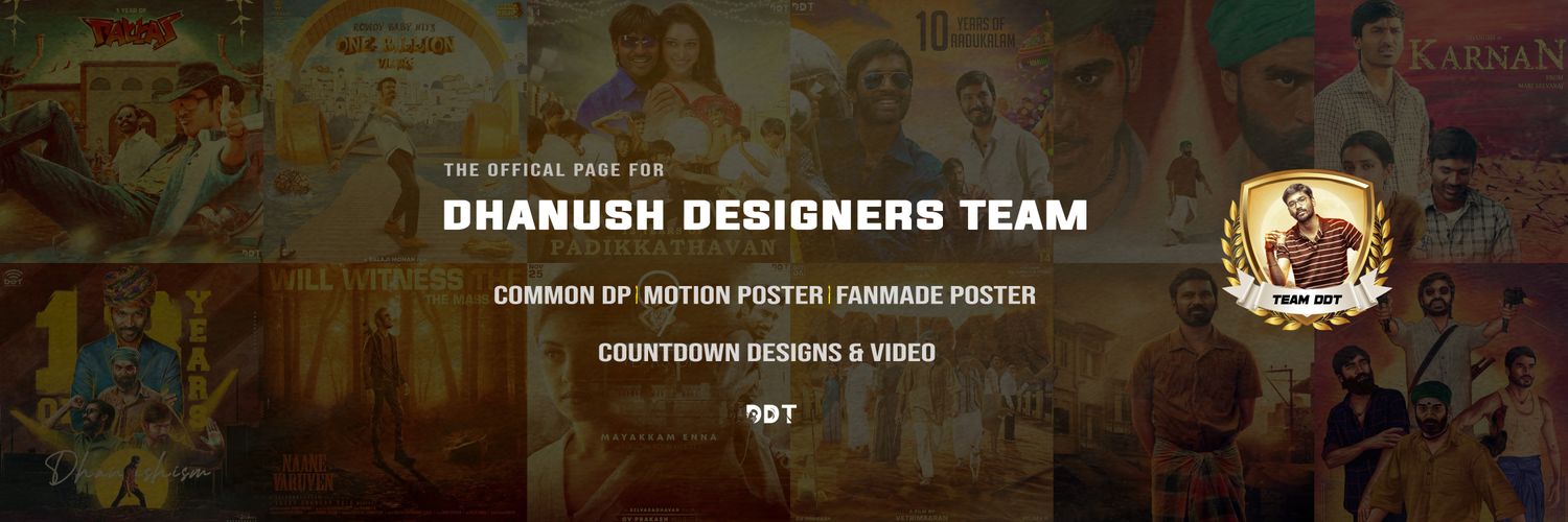 Dhanush Designers Team Profile Banner