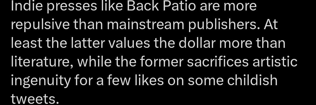 Back Patio Press 🤏 banner