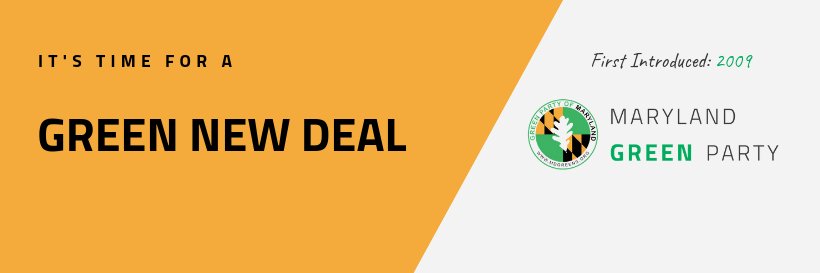 Maryland Green Party banner