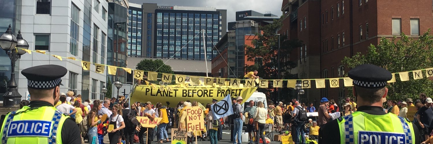 Extinction Rebellion Leeds banner