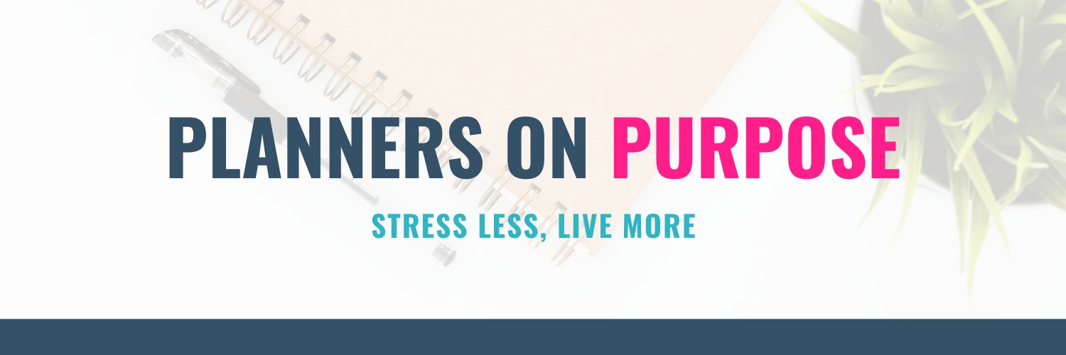 Planners on Purpose banner