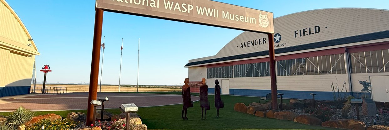 National WASP WWII Museum banner