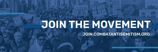 Combat Antisemitism Movement Profile Banner