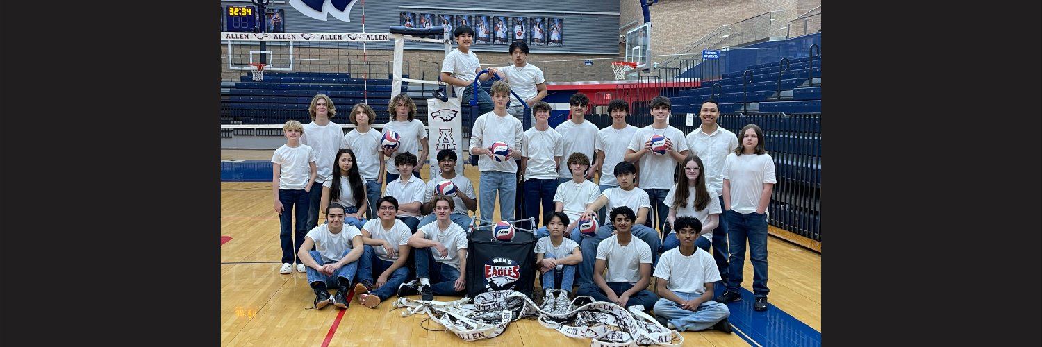 AEMVB - Allen HS Eagles Men's Volleyball banner