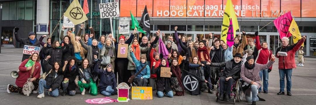 Extinction Rebellion Utrecht banner
