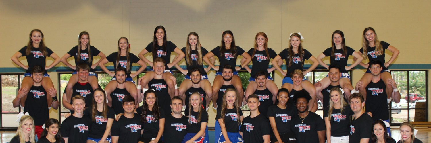 Louisiana Tech Cheer banner