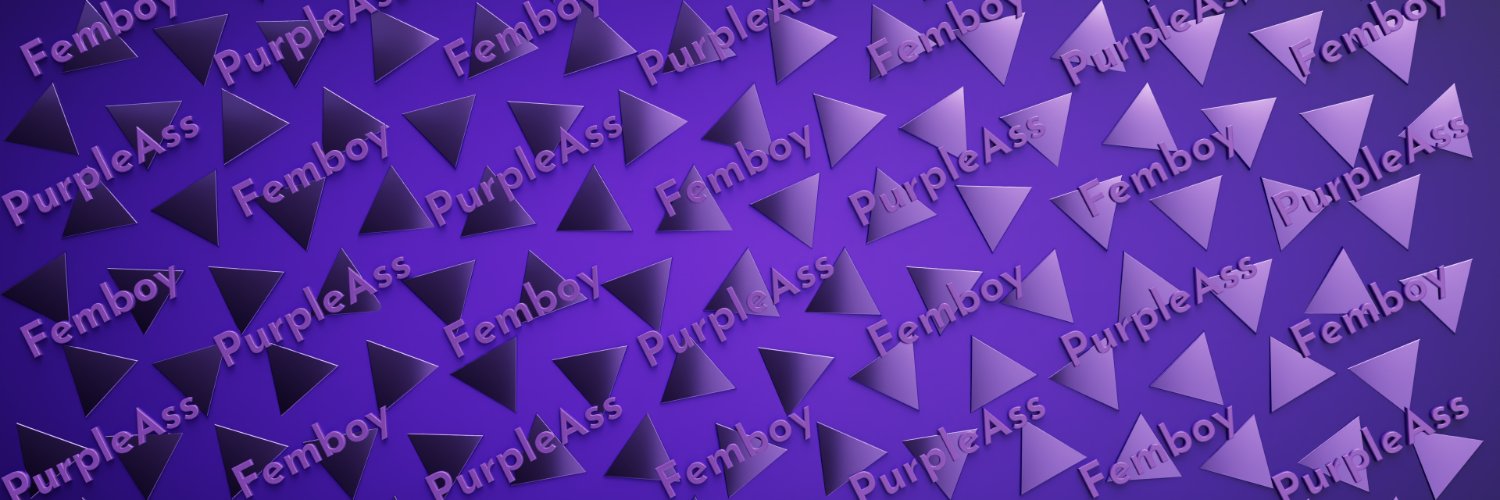 Purple▼Ass 🧬 Kinky Femboy 💜 banner