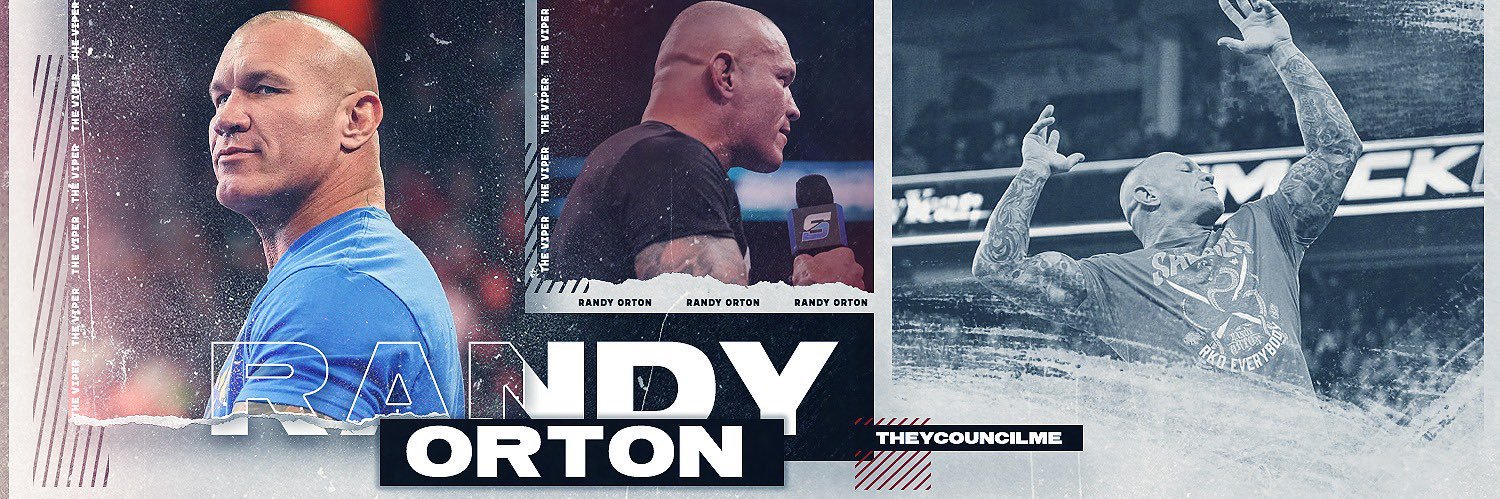 Strike first, questions later. 𓆙 Not @RandyOrton. banner