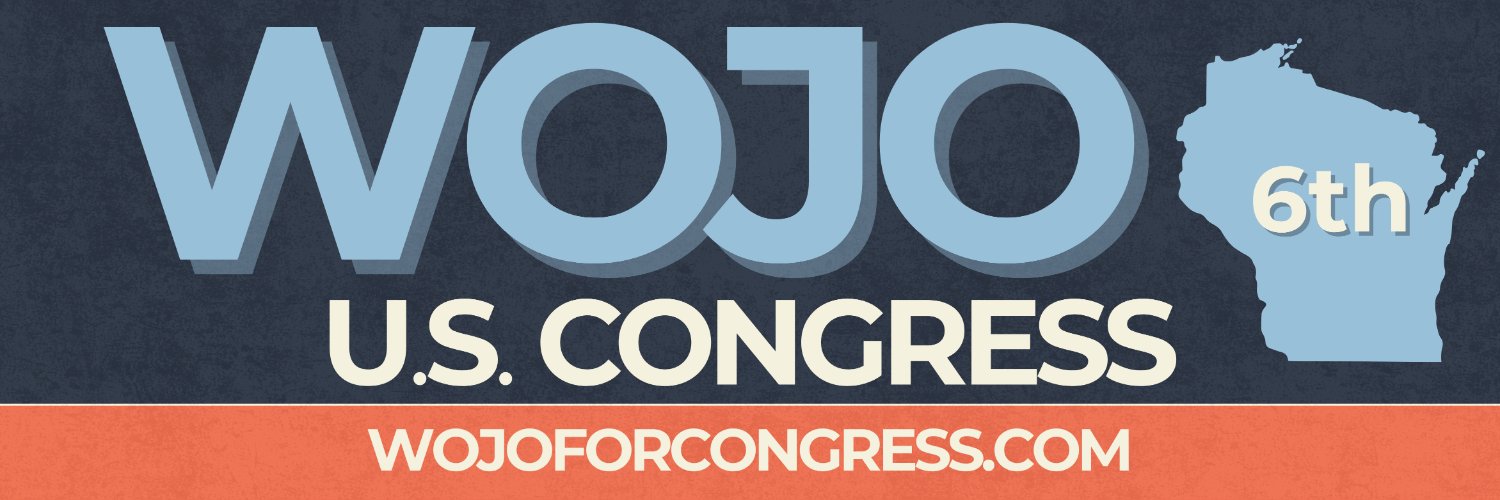 Aaron Wojciechowski for U.S. Congress (WI-06) banner