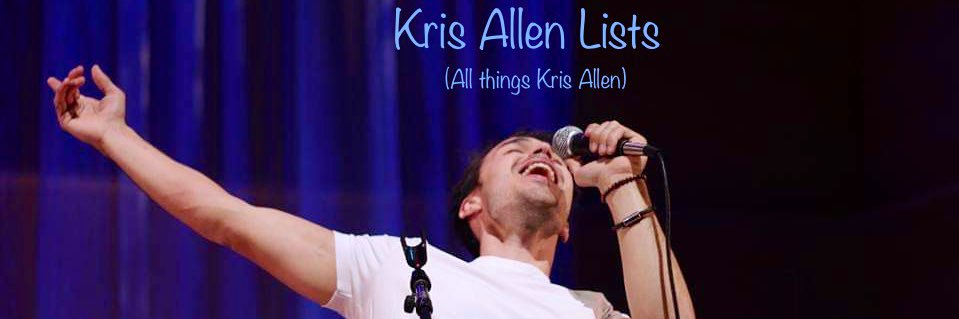 KrisAllenLists banner