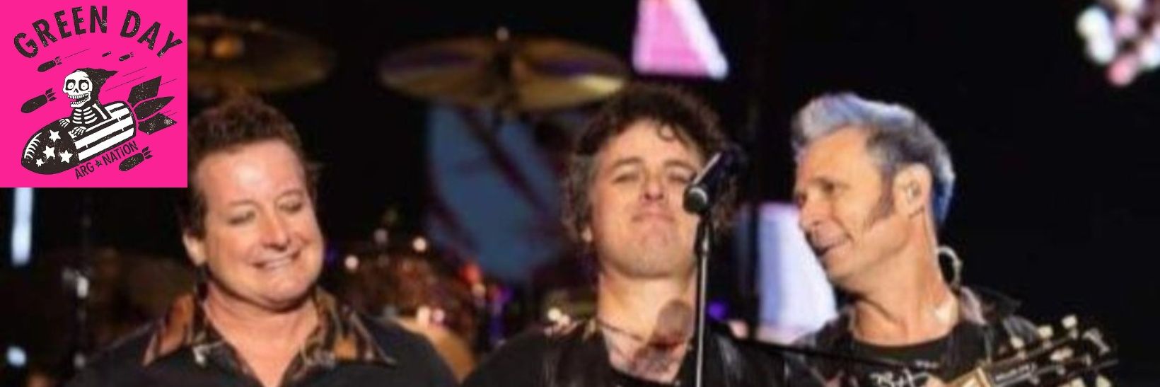 Green Day Argentina banner