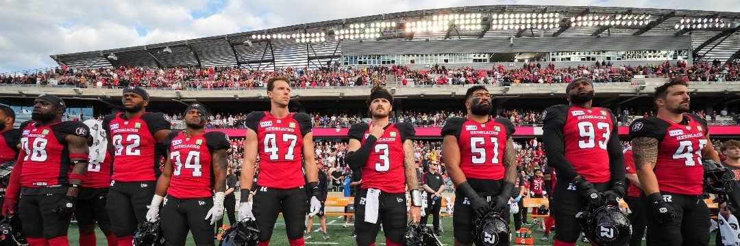 RedBlacks Fan Above banner