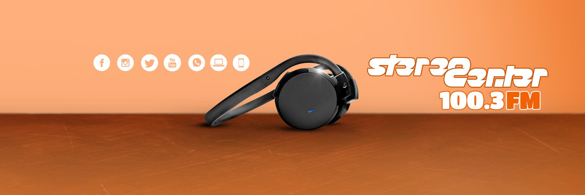 STEREO CENTER100.3FM banner