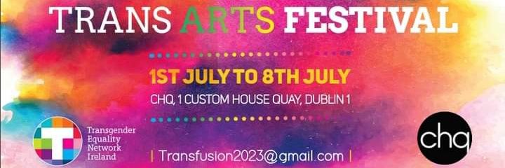 TRANS-FUSION Trans Arts Festival Dublin banner