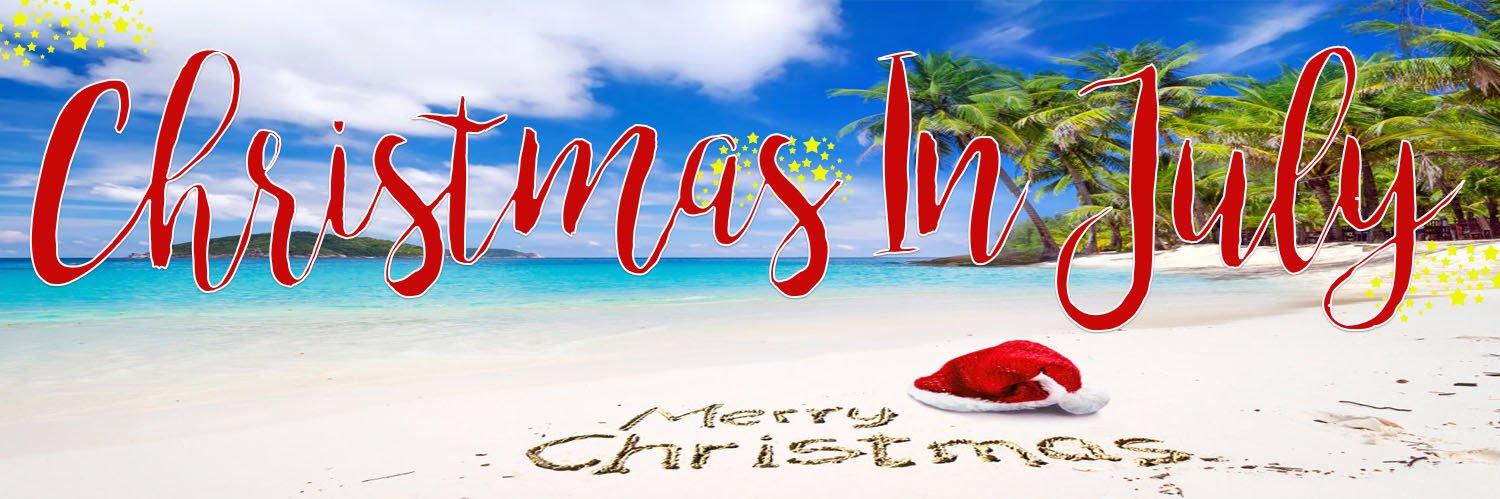 Christmas In July banner
