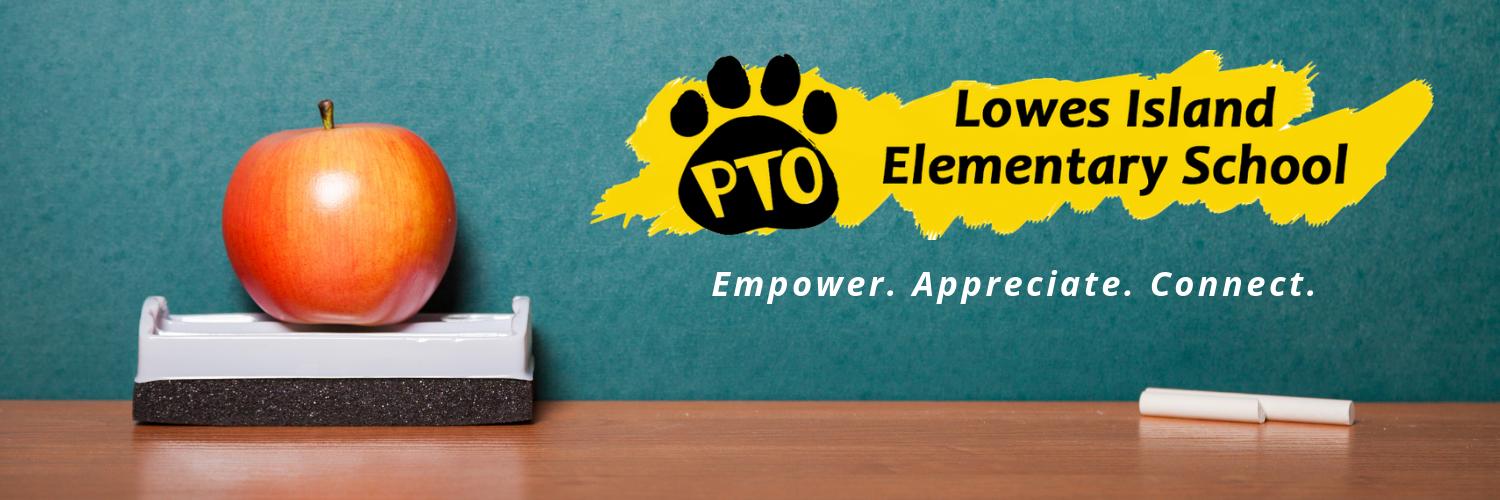 Lowes Island Elementary PTO banner