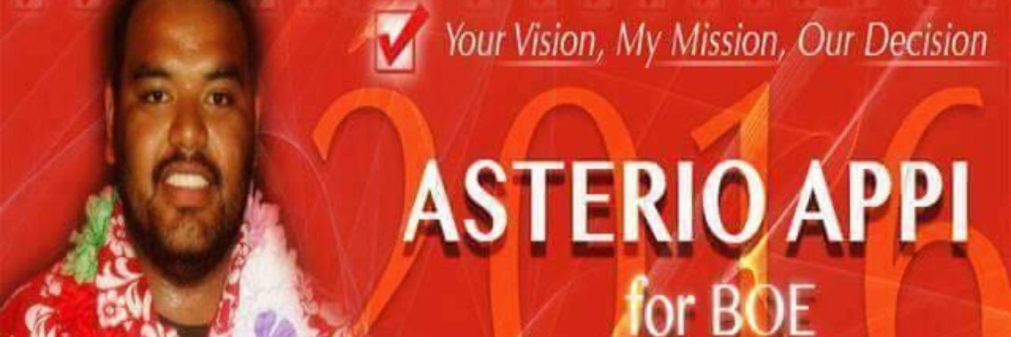 Hon. Asterio Appi MP banner
