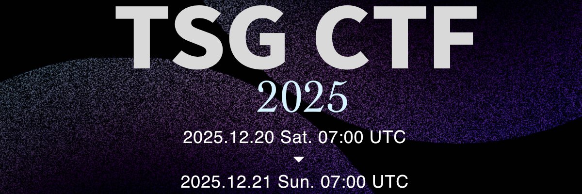 TSG CTF International banner