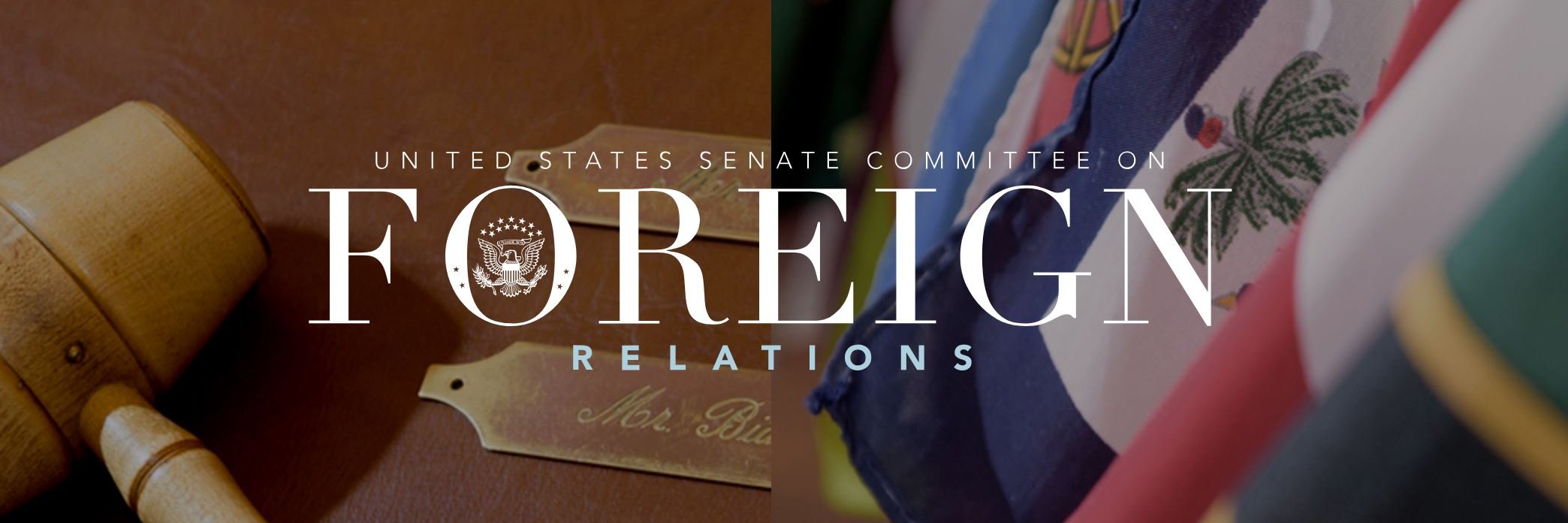 Senate Foreign Relations Committee Chairman's banner