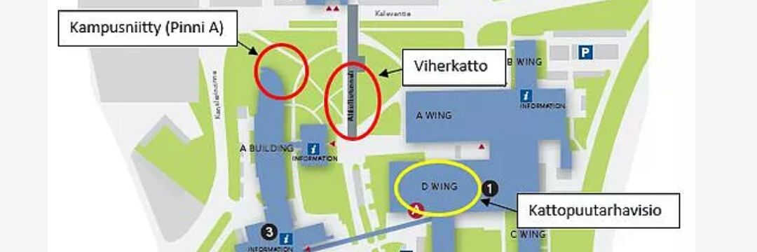 Kampusluonto-hanke banner