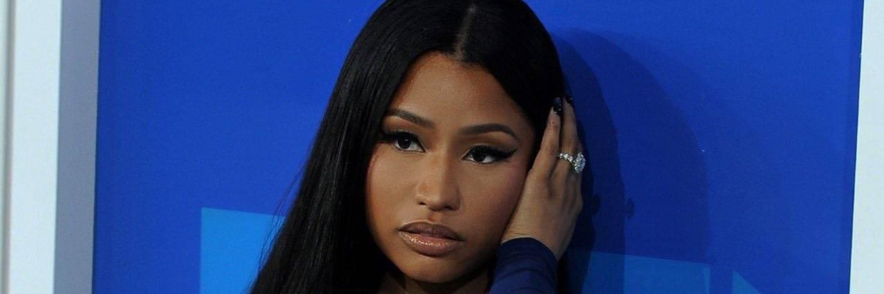 Minaj's banner