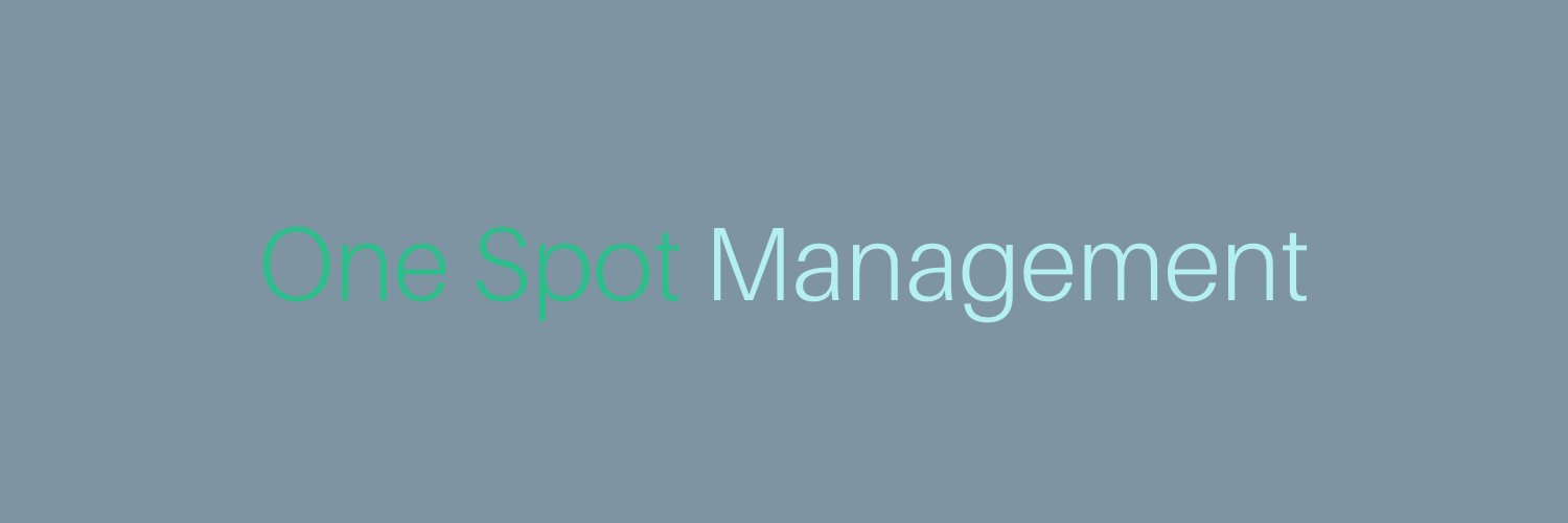 One Spot Management banner