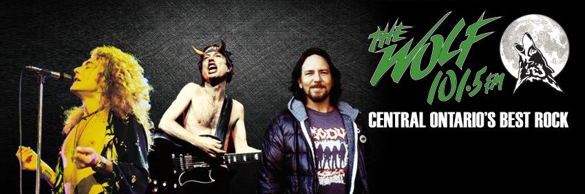 The Wolf 101.5 FM banner