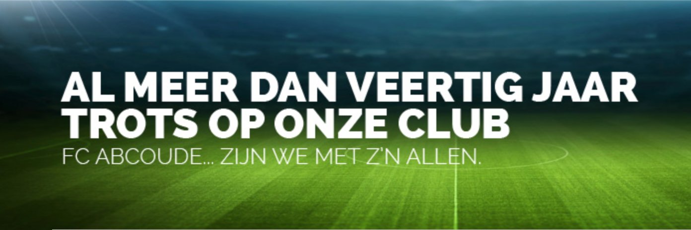 FC Abcoude banner