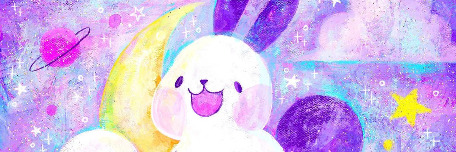 보라달토끼 🟪+🌙+🐰 banner