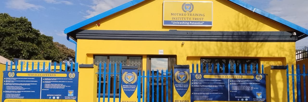 Motheo Training Institute Trust banner