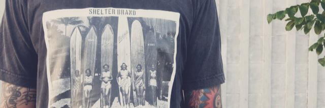 SHELTER Brand banner