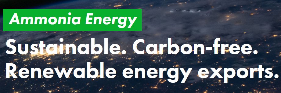 Ammonia Energy Association banner
